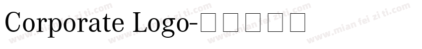 Corporate Logo字体转换